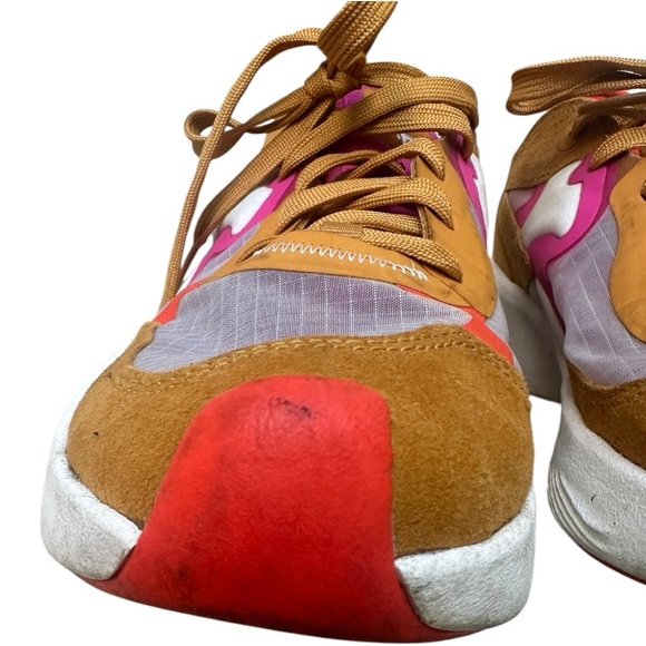 Nike Air Jordan Sneaker Pink & Orange Size 10 - Picture 10 of 12